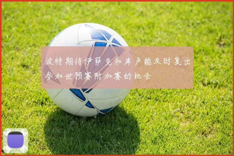 波特期待伊萨克和库卢能及时复出参加世预赛附加赛的机会