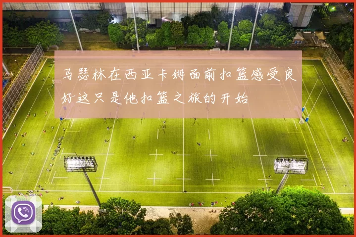 马瑟林在西亚卡姆面前扣篮感受良好这只是他扣篮之旅的开始