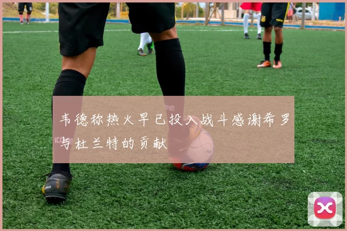 韦德称热火早已投入战斗感谢希罗与杜兰特的贡献
